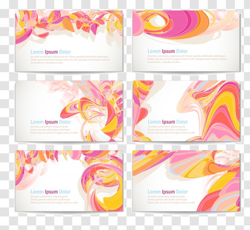 Business Card Visiting Pattern Transparent PNG