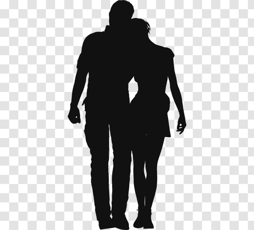 Love Couple - Falling In - Hood Blackandwhite Transparent PNG