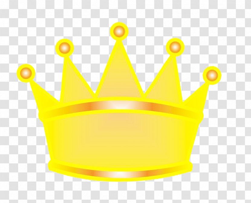 Download Icon - Crown - Yellow Picture Material Transparent PNG