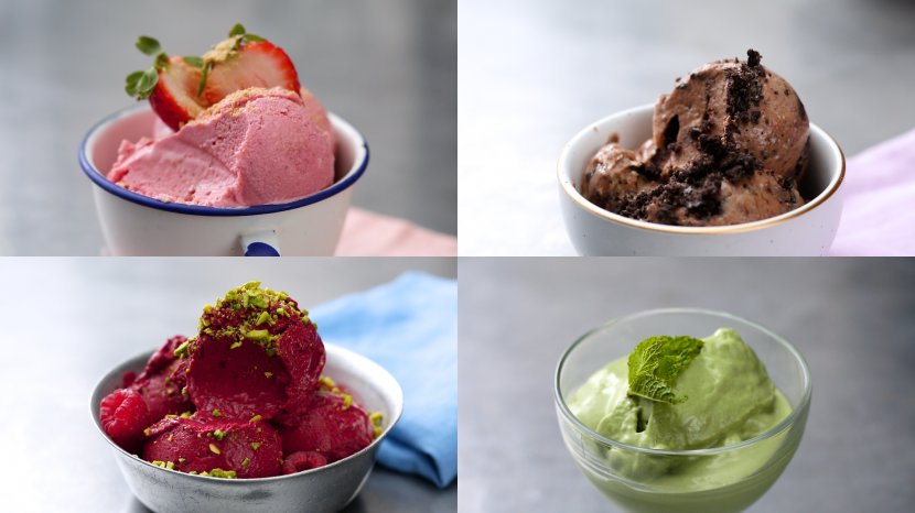 Ice Cream Frozen Yogurt Recipe Dessert Food - Sorbet Transparent PNG