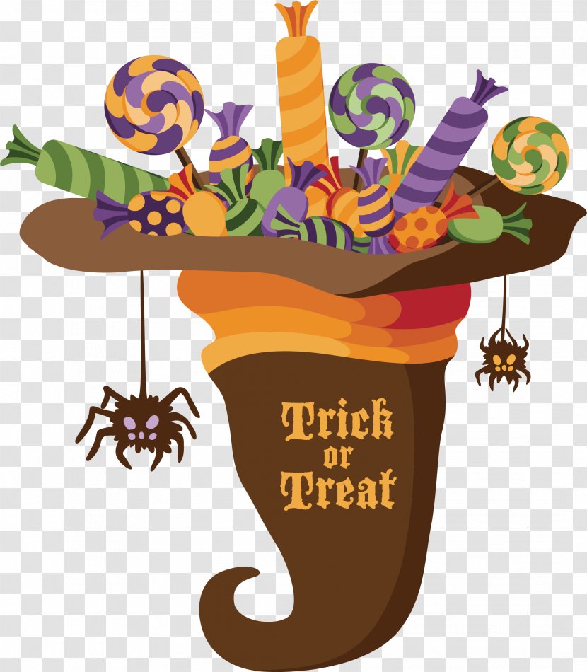 Halloween Trick-or-treating Clip Art - Illustration - Candy Vector Transparent PNG