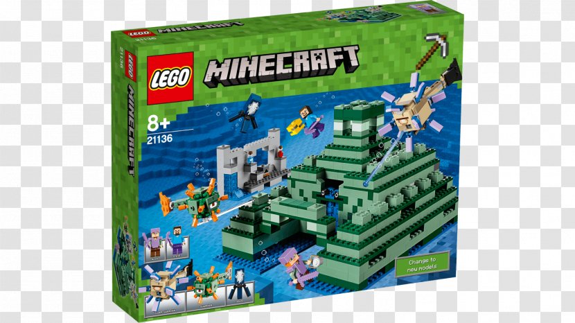 LEGO 21136 Minecraft The Ocean Monument Lego Toy Block - Discounts And Allowances Transparent PNG