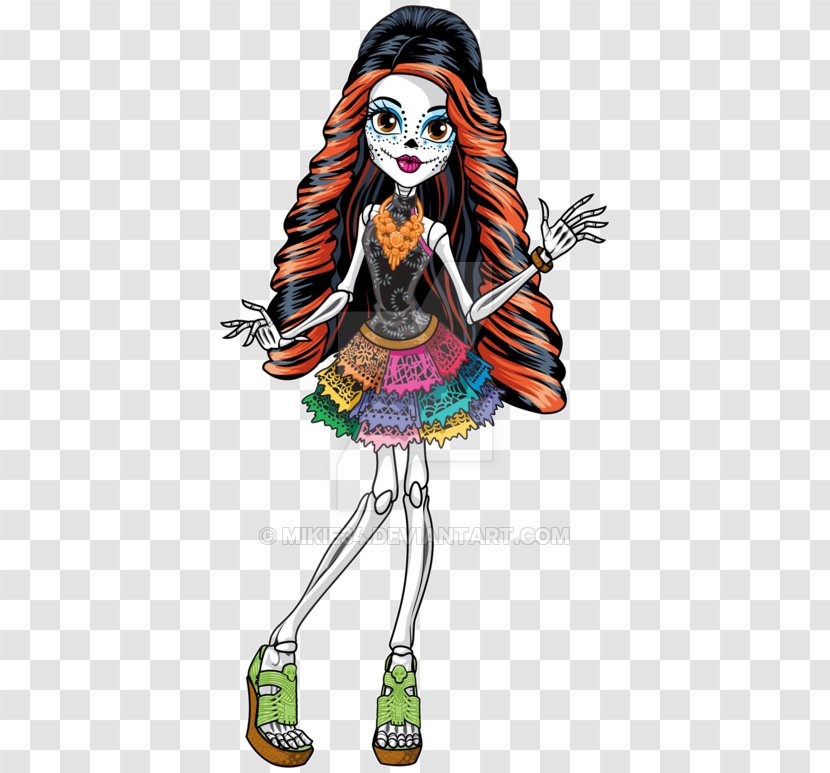 MONSTER HIGH Skelita Calaveras Collector's Figure Barn Monster High Doll Barbie - Wikia - Car Transparent PNG