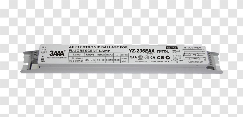 Light Electrical Ballast Fluorescent Lamp Neon Electronics - Lightemitting Diode Transparent PNG