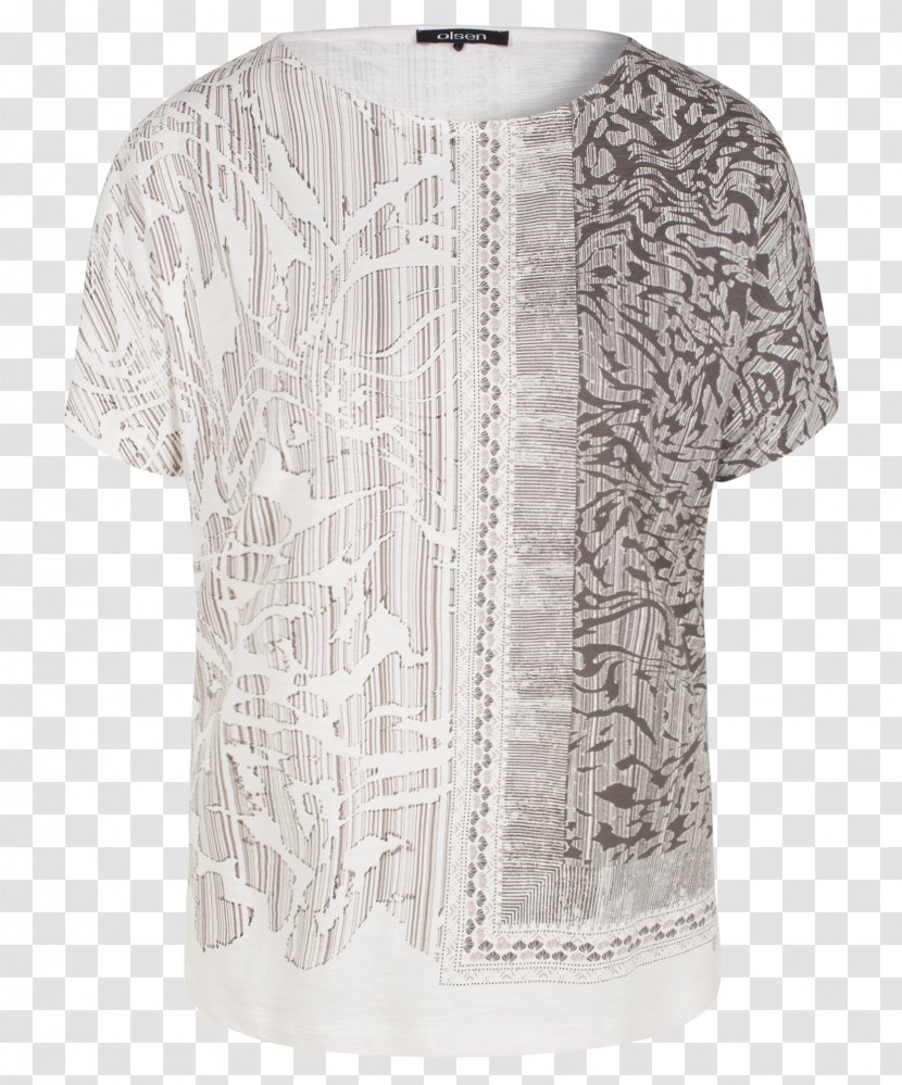 Blouse T-shirt Sleeve Neck Transparent PNG