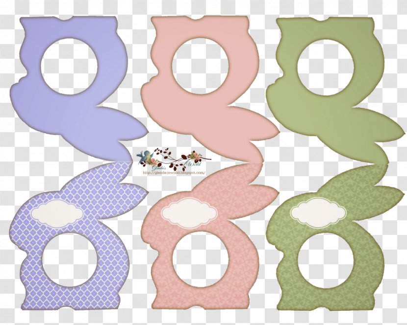 Cloth Napkins Table Napkin Ring Holders & Dispensers Easter Bunny - Flower Transparent PNG