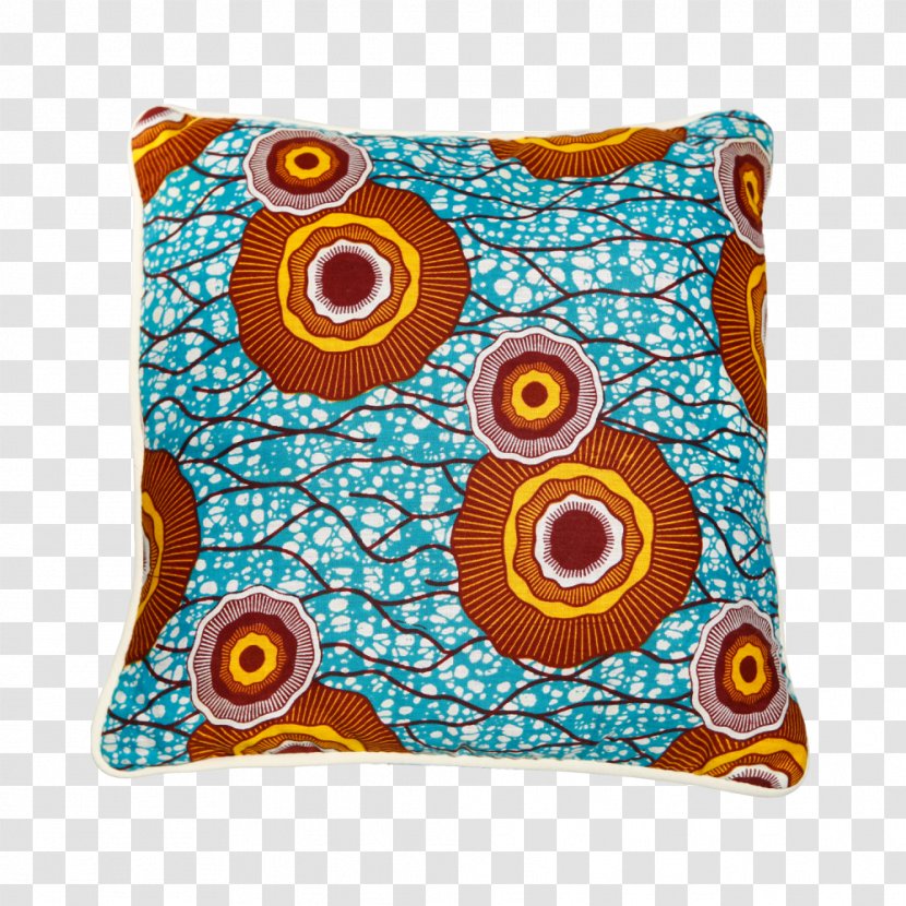 Throw Pillows Cushion African Waxprints The Honorary Citizen - Africa - Wax Printing Transparent PNG