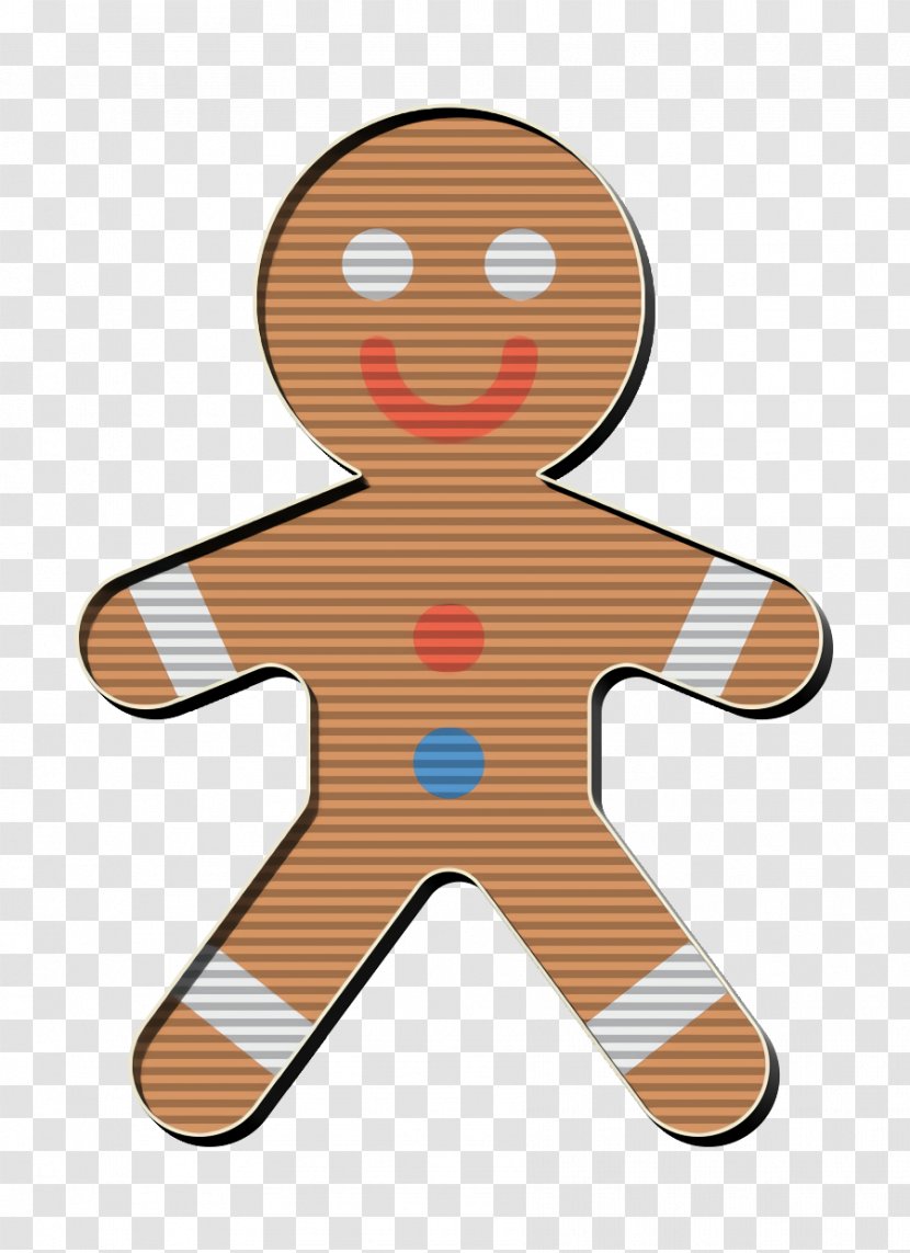 Christmas Gingerbread Man - Icon - Dessert Cartoon Transparent PNG