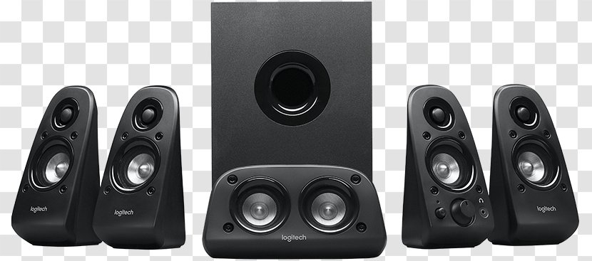 Logitech Z506 5.1 Surround Sound Loudspeaker Home Theater Systems - Speaker Transparent PNG