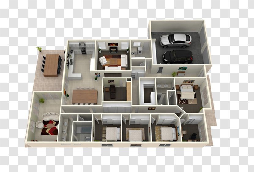 House Plan Floor Interior Design Services - Room - Starlight Picture Material Transparent PNG