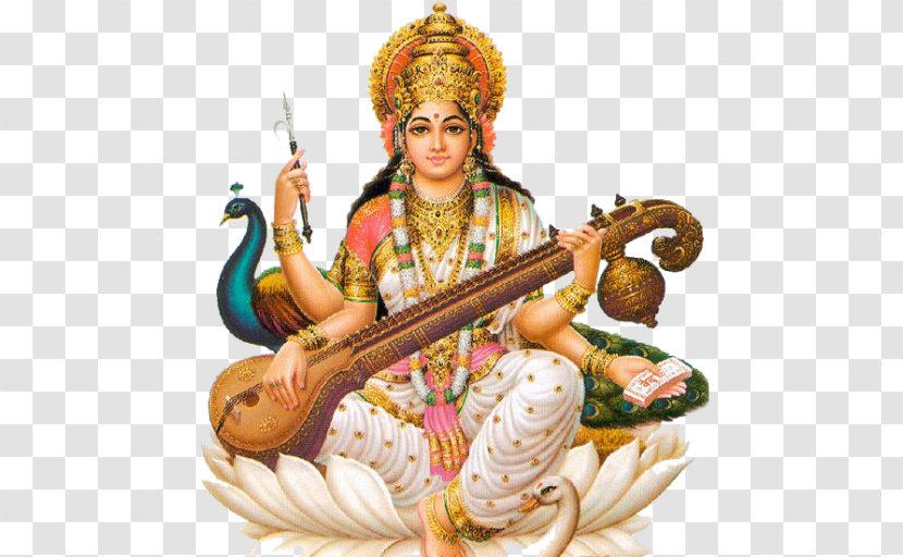 Durga Puja - Saraswati - Guru Plucked String Instruments Transparent PNG