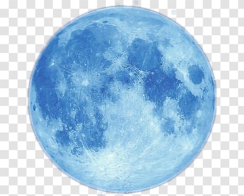 Blue Moon Clip Art Full - Electric - Moonlight Images Transparent PNG