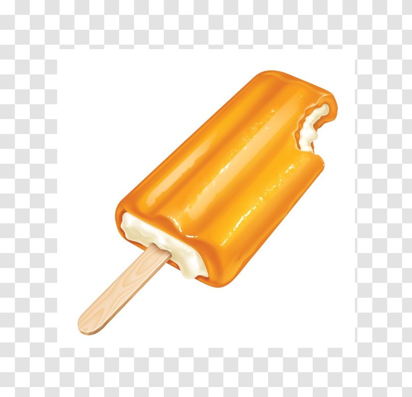 Ice Cream Flavor Electronic Cigarette Aerosol And Liquid Milkshake - Orange Transparent PNG