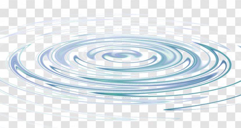 Water Blue Circle - Designer - Fresh Wave Effect Elements Transparent PNG