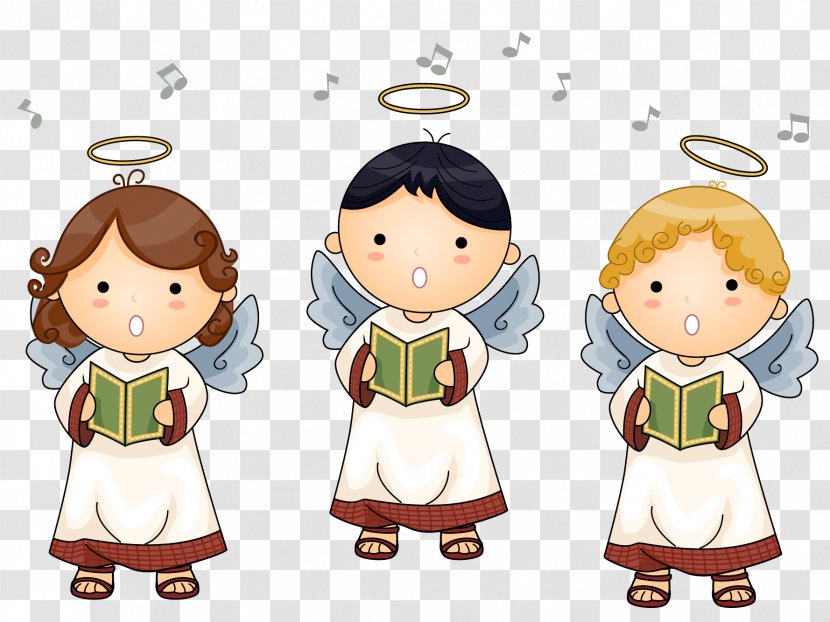 Angel Euclidean Vector Clip Art - Flower - Hand-painted Angels Transparent PNG