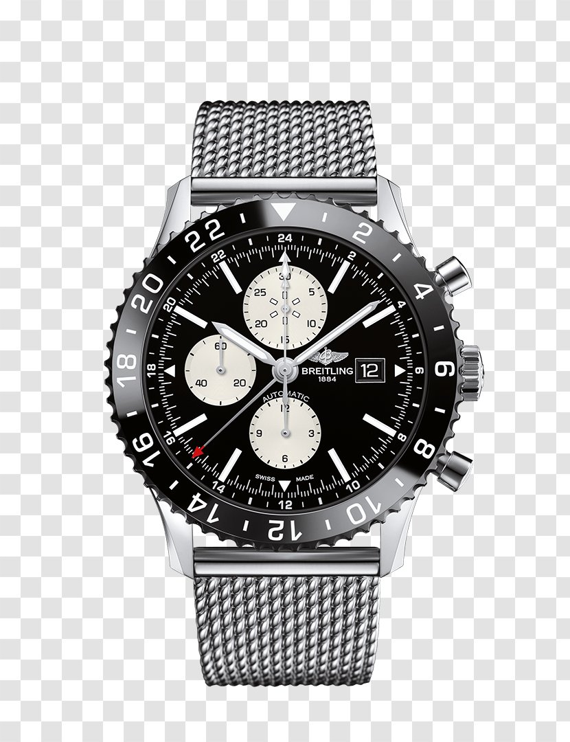 Breitling SA Watch Chronoliner Jewellery Swiss Made - Silver Transparent PNG