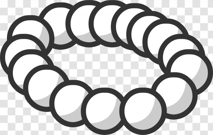 Pearl Necklace Club Penguin Cultured - Akoya Oyster - Igloo Transparent PNG