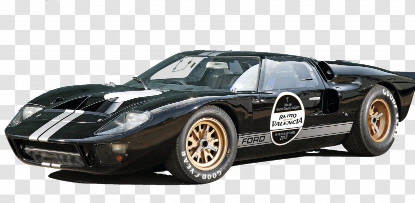 1966 24 Hours Of Le Mans Ford GT Motor Company Car - Vehicle - Autos Clasicos Transparent PNG