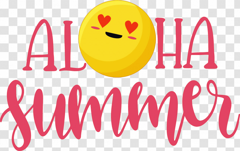 Aloha Summer Emoji Summer Transparent PNG