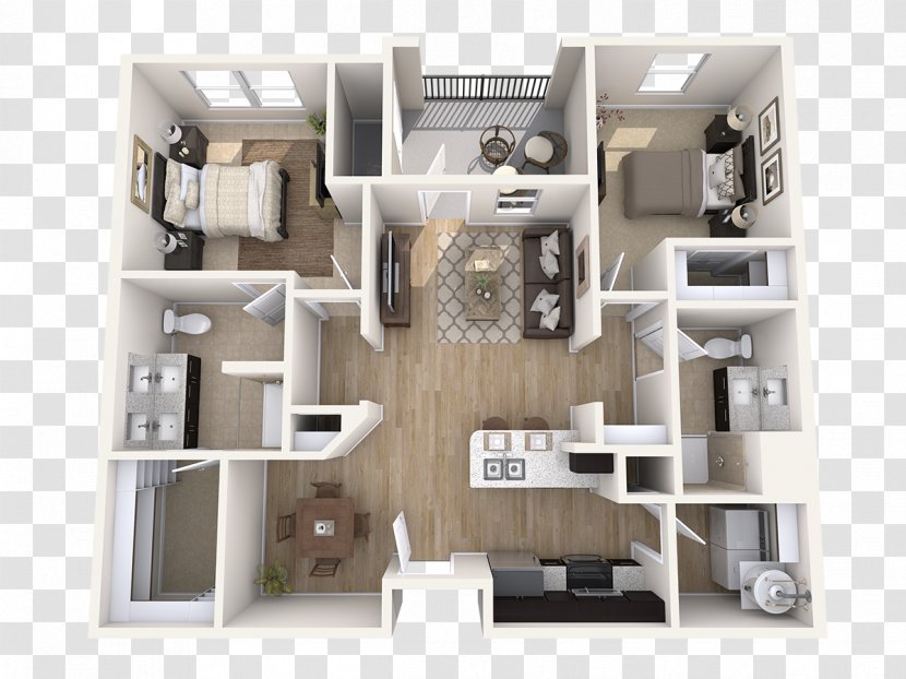 House Active Adult Housing Bedroom Shelf Floor Plan - Community - Living Transparent PNG