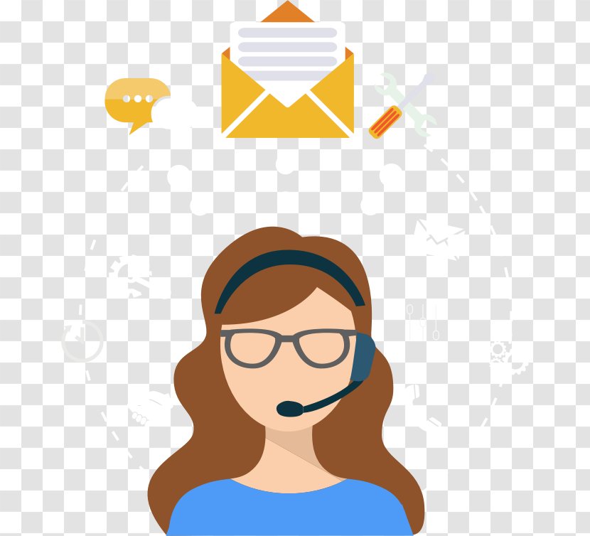 Customer Service Help Desk - Yellow - Business Transparent PNG