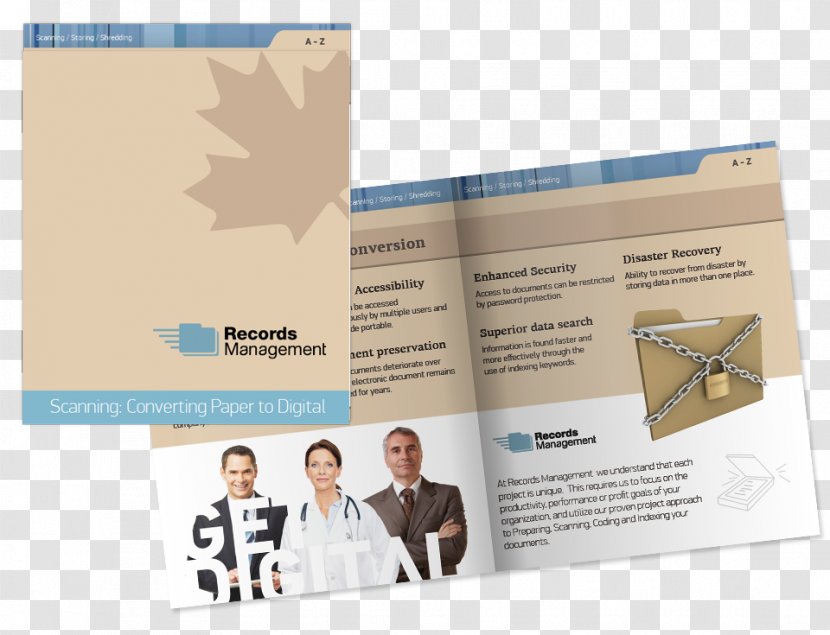 Brochure Records Management Pamphlet Business - Design Transparent PNG