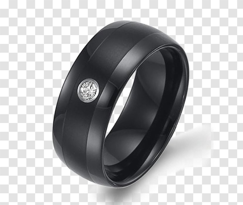 Wedding Ring Tungsten Carbide Silver - Jewellery Transparent PNG