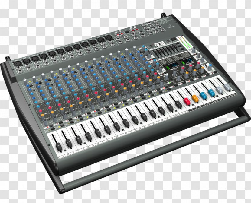 Microphone Audio Mixers BEHRINGER Europower PMP6000 PMP1680S - Frame Transparent PNG