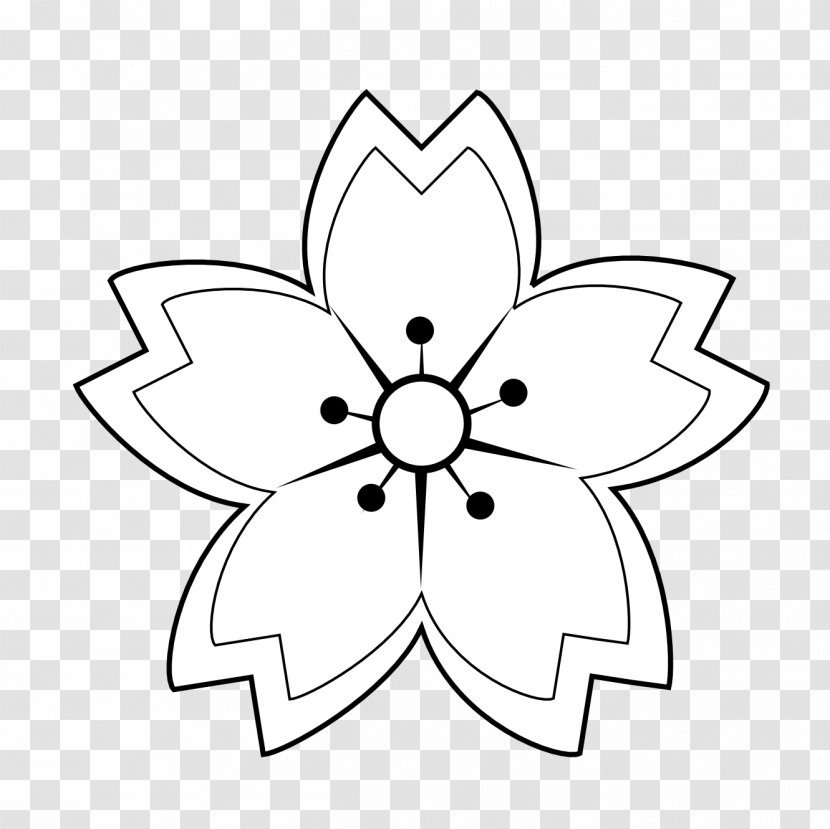Flower Black And White Clip Art - Petal - Tattoos Transparent PNG