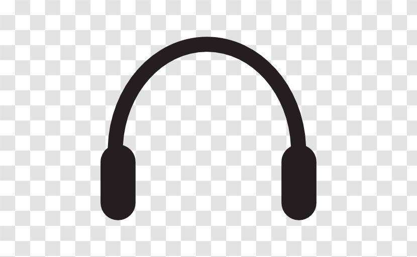 Headphones - Audio Equipment - Black And White Transparent PNG