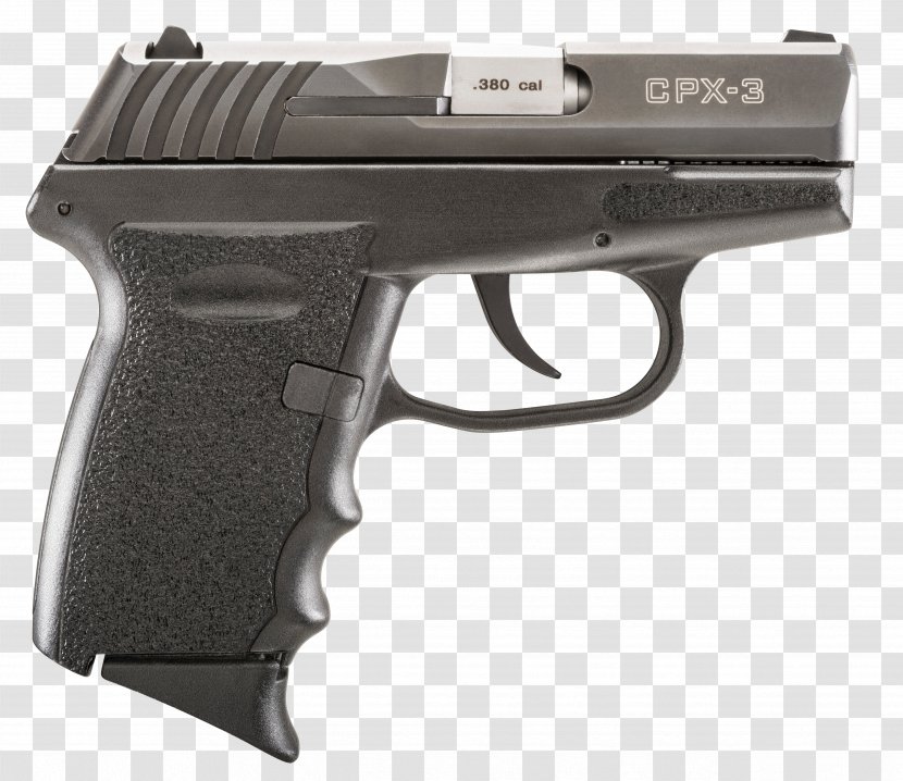 SCCY CPX-1 9×19mm Parabellum .380 ACP Pistol Firearm - Smith Wesson Mp - Colt Transparent PNG