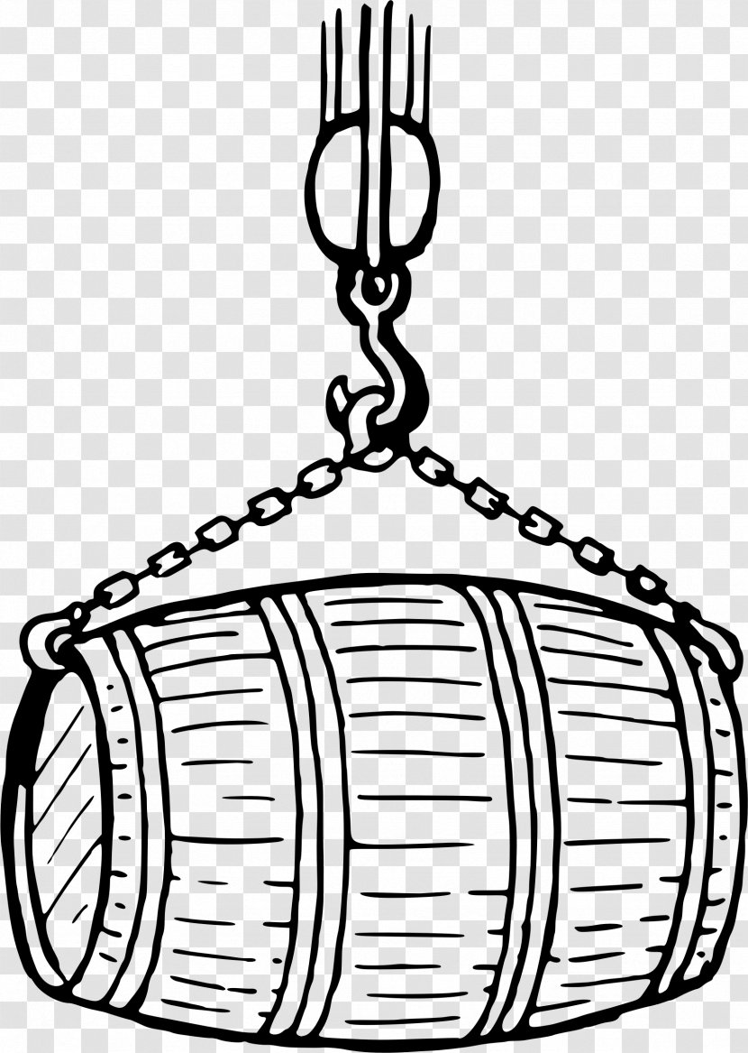 Barrel Firkin Clip Art - Keg - Monochrome Transparent PNG