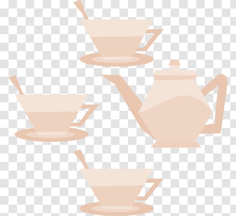 Tea Party Teacup Coffee Clip Art - Shop Background Transparent PNG