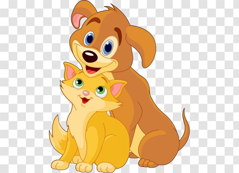 Dog–cat Relationship Clip Art - Dogs And Cats Transparent PNG