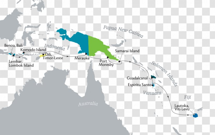 Southeast Asia Australia Map - Area - Indonesia Transparent PNG