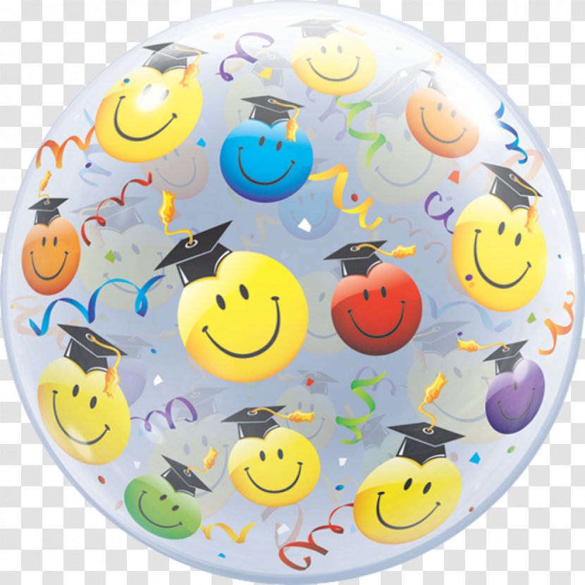 Balloon Graduation Ceremony Smiley Graduate University Party - C M Empire Transparent PNG