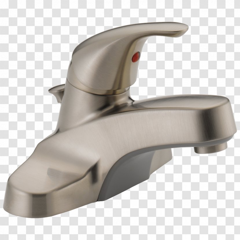 Tap Brushed Metal Sink Bathroom Delta Faucet Company Transparent PNG