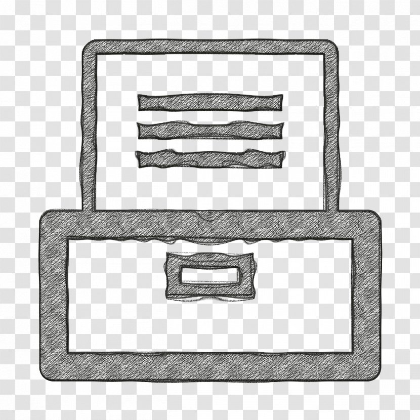 Document Icon Office Paper - Metal Rectangle Transparent PNG