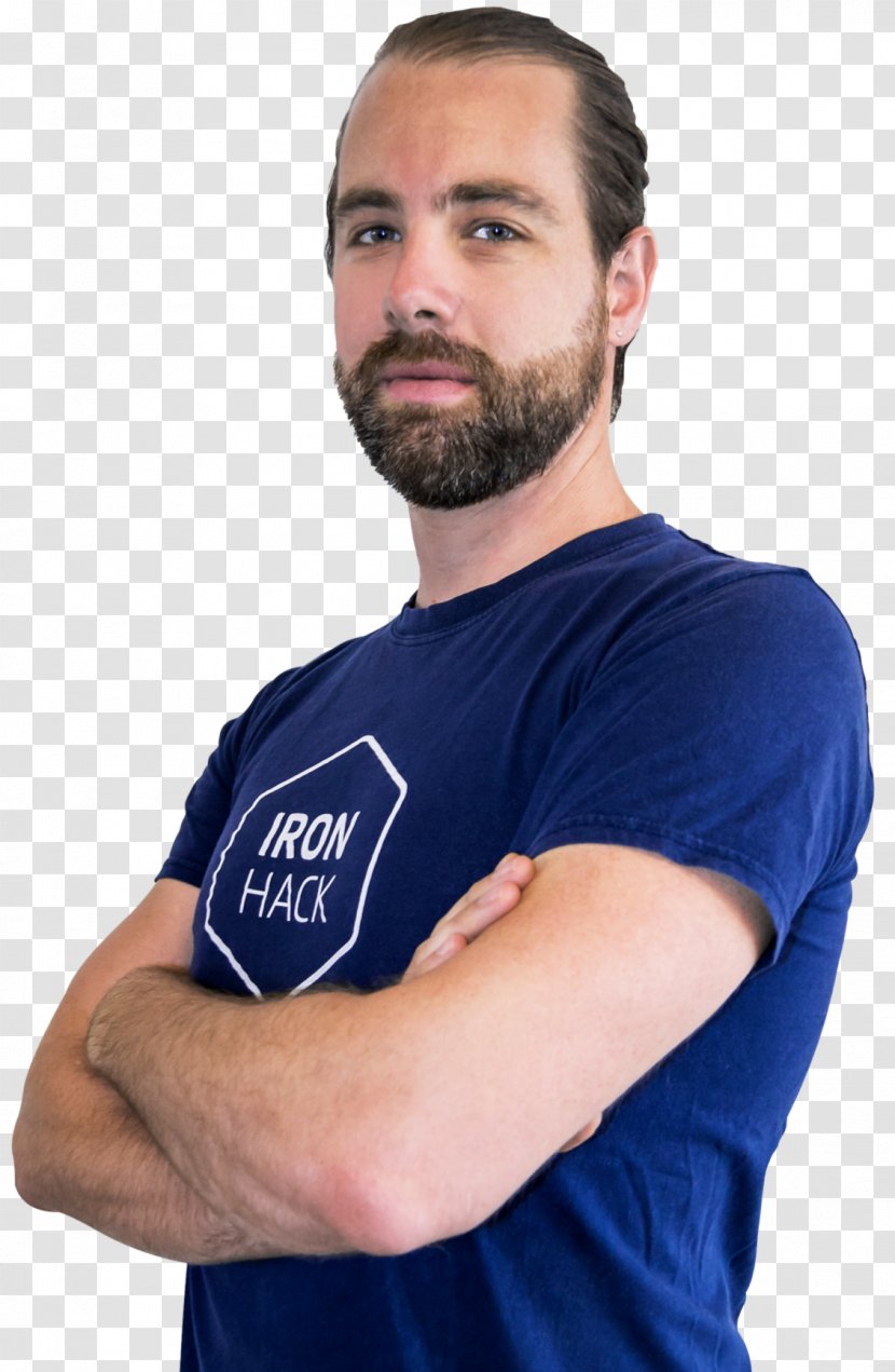T-shirt Le Transport De Marchandises En Ville Startup Company Career Beard - Standing Transparent PNG
