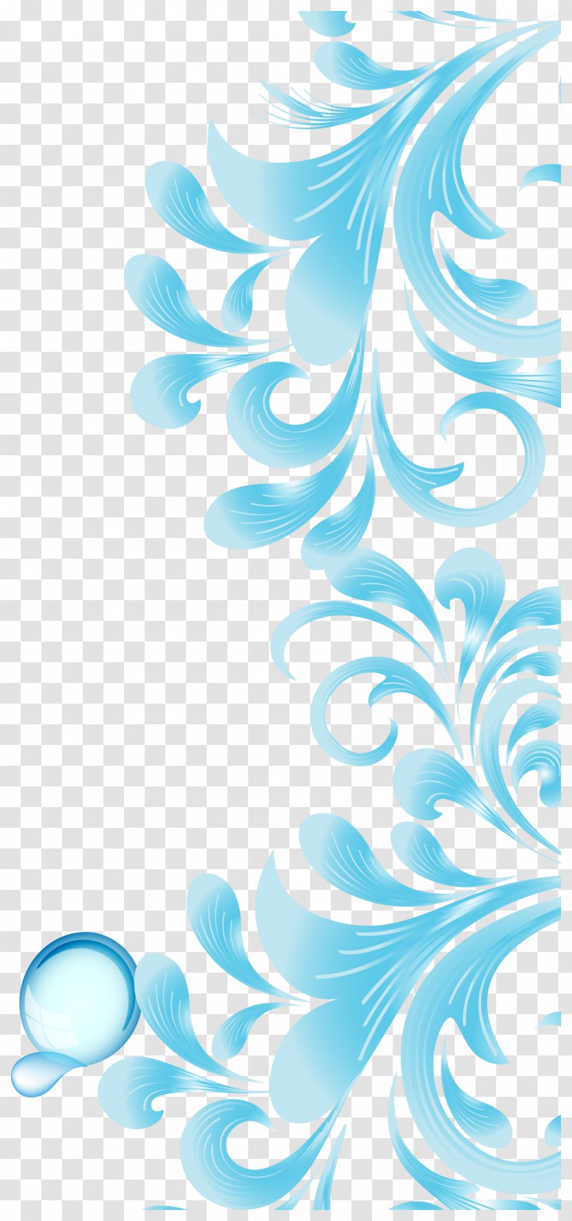Brochure Flyer - Blue - Sky Abstract Pattern Vector Transparent PNG