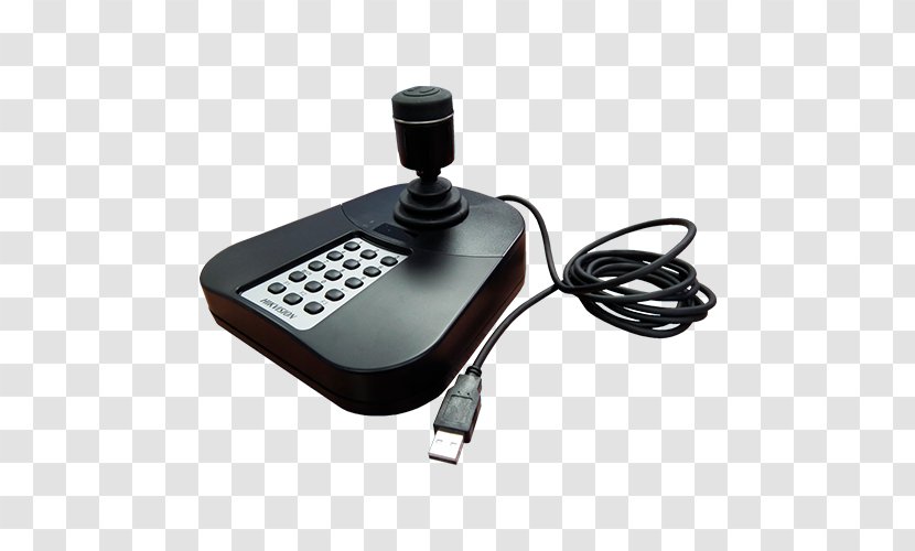 Joystick Computer Keyboard Pan–tilt–zoom Camera Hikvision Closed-circuit Television - Video Cameras Transparent PNG