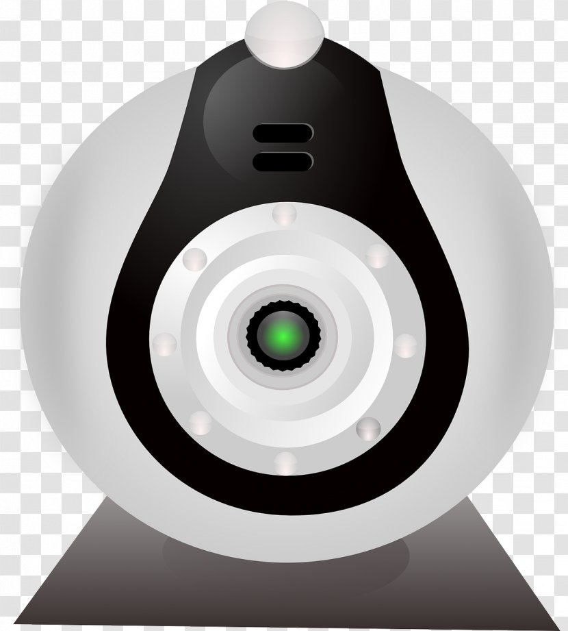 Webcam Camera Clip Art - Round Transparent PNG
