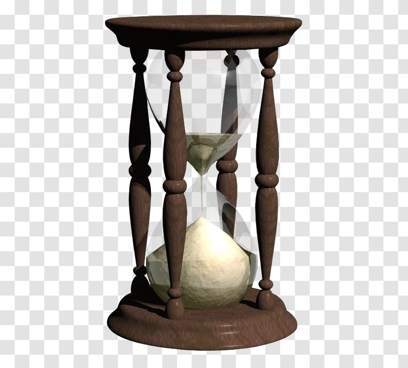 Hourglass Sand Clock Timer - Time - 3D Transparent PNG