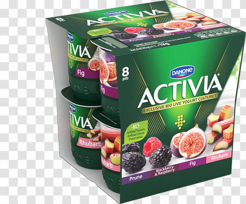 Activia Yoghurt Flavor Danone Prune - Drink - Raspberry Transparent PNG