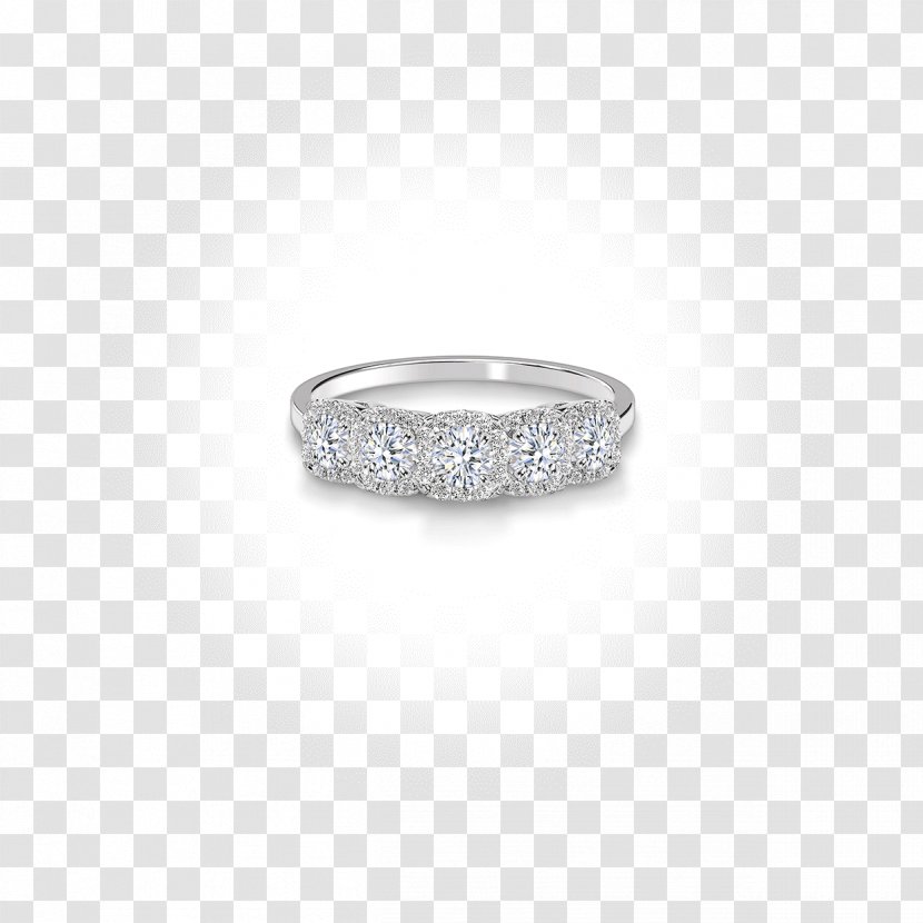 Wedding Ring Diamond Silver Jewellery Transparent PNG