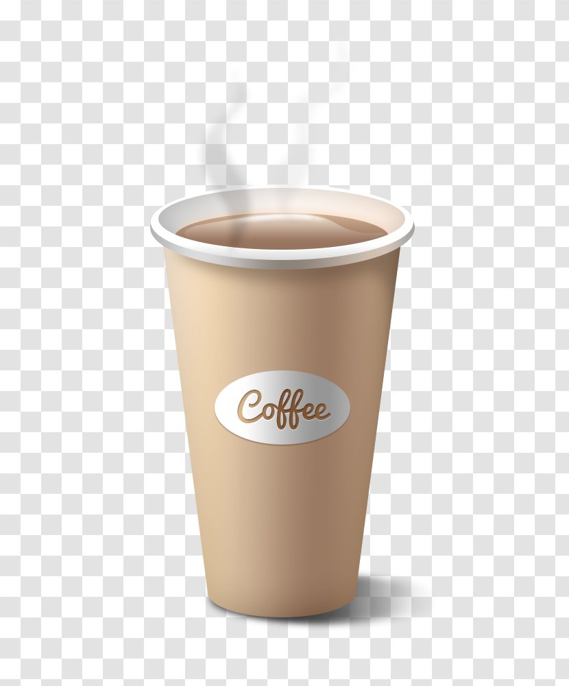 Coffee Cup Cafe Paper - Milk - Countdown 5 Days Transparent PNG