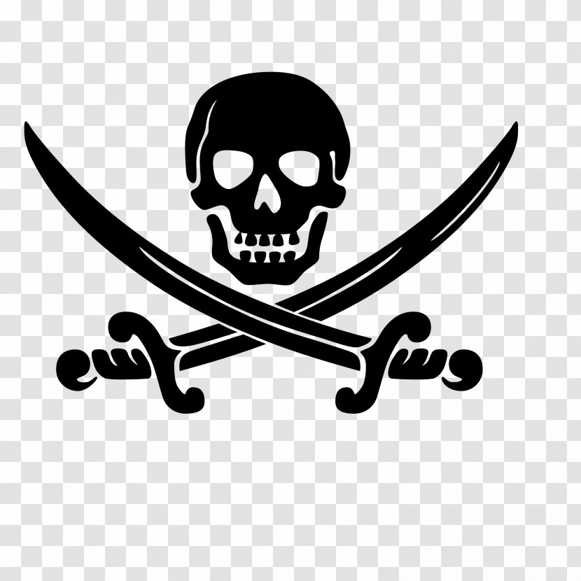 Sticker Wall Decal Piracy T-shirt - Die Cutting - Pirate Flag Transparent PNG