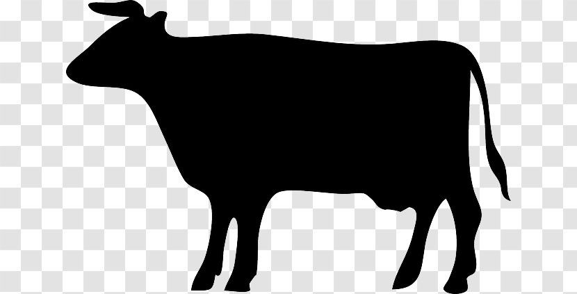 Beef Cattle Silhouette Clip Art - Wildlife - Bull Horn Transparent PNG