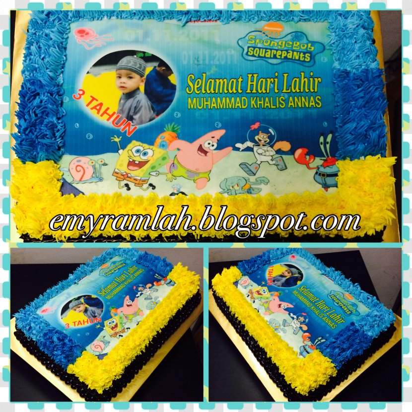 Material CakeM SpongeBob SquarePants - Cake - Upin Ipin Raya Transparent PNG