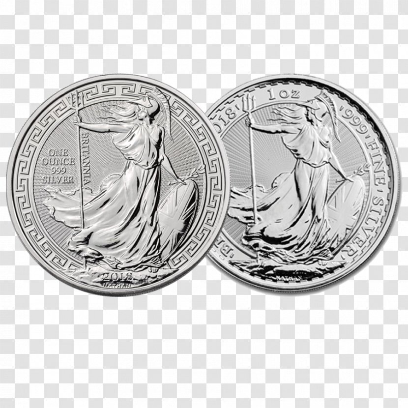 Perth Mint Britannia Canadian Silver Maple Leaf American Eagle Coin Transparent PNG